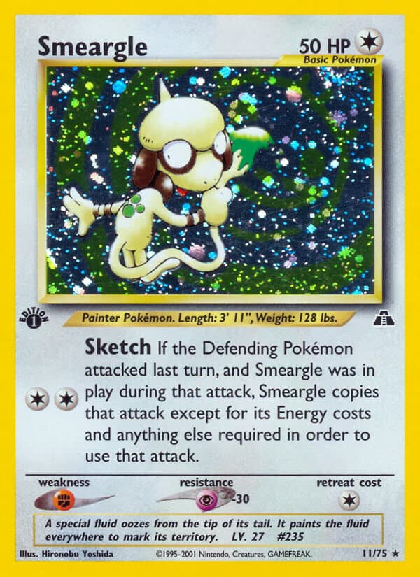 Smeargle — Neo Discovery Pokémon card