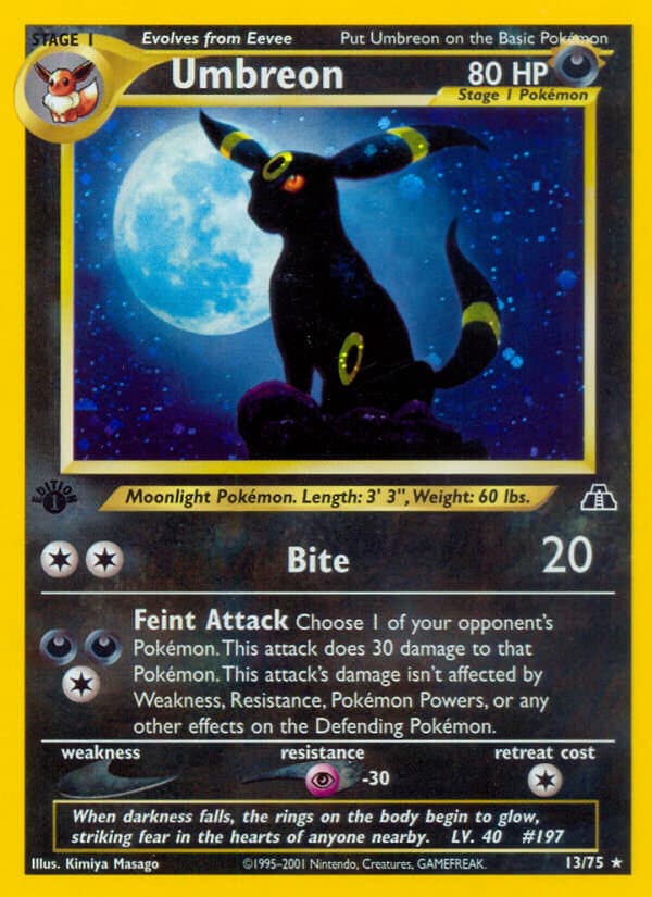 Umbreon — Neo Discovery Pokémon card