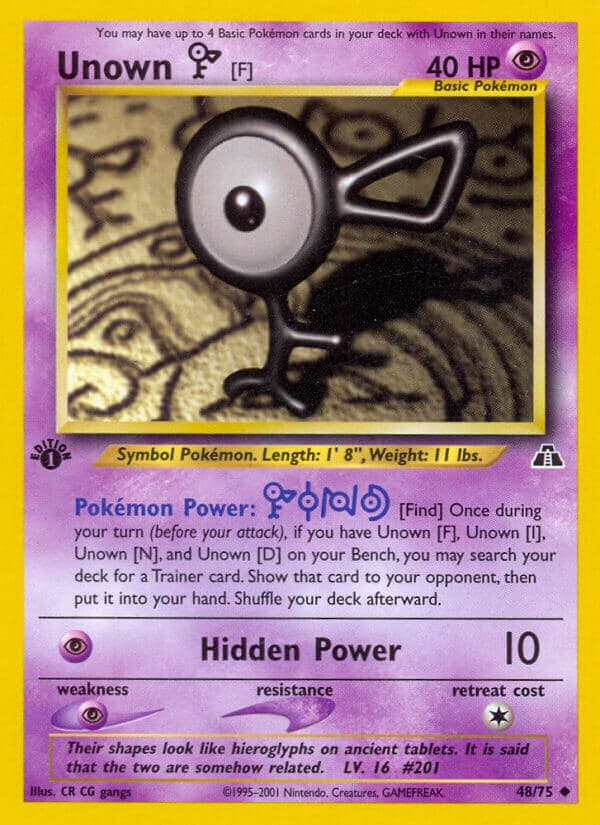 Unown F — Neo Discovery