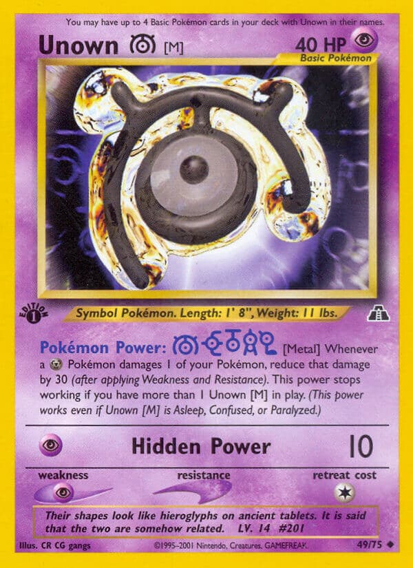 Unown M — Neo Discovery