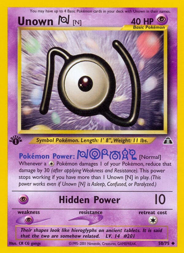 Unown N — Neo Discovery
