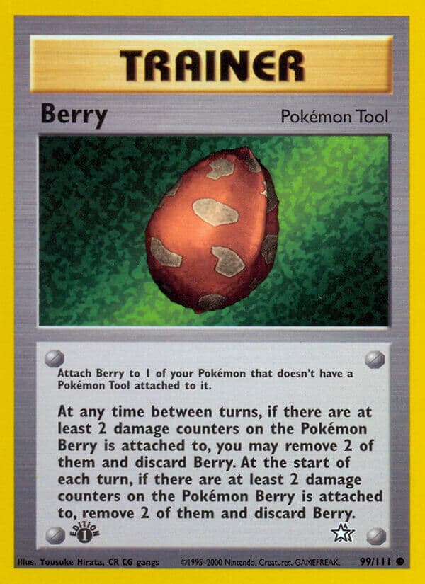 Berry — Neo Genesis Pokémon card