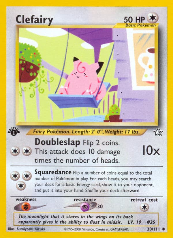 Clefairy — Neo Genesis Pokémon card