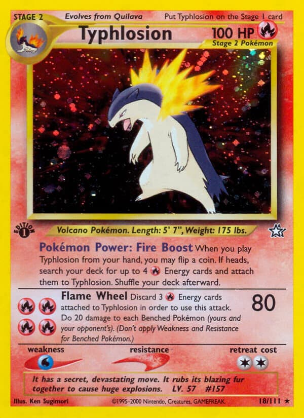 Typhlosion — Neo Genesis