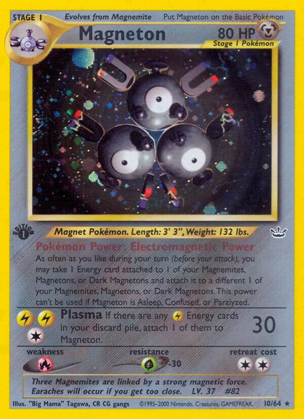 Magneton — Neo Revelation Pokémon card