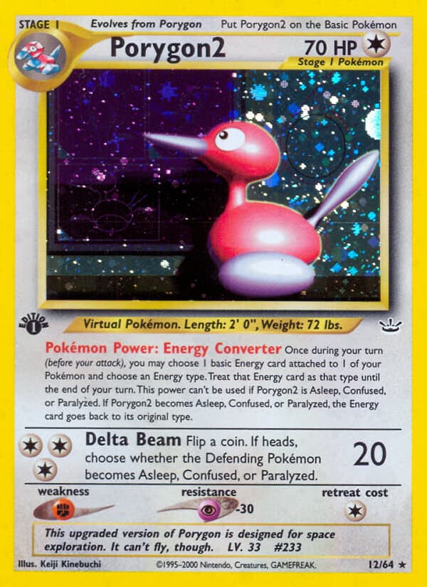 Porygon2 — Neo Revelation Pokémon card