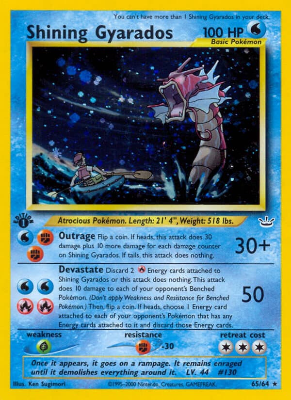 Shining Gyarados — Neo Revelation