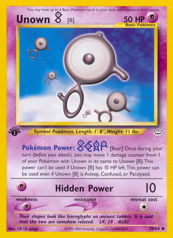 Unown B — Neo Revelation