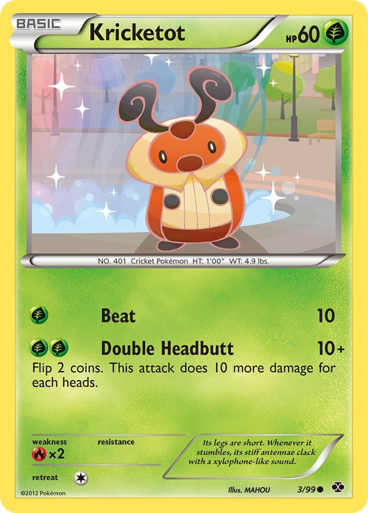 Kricketot — Next Destinies Pokémon card