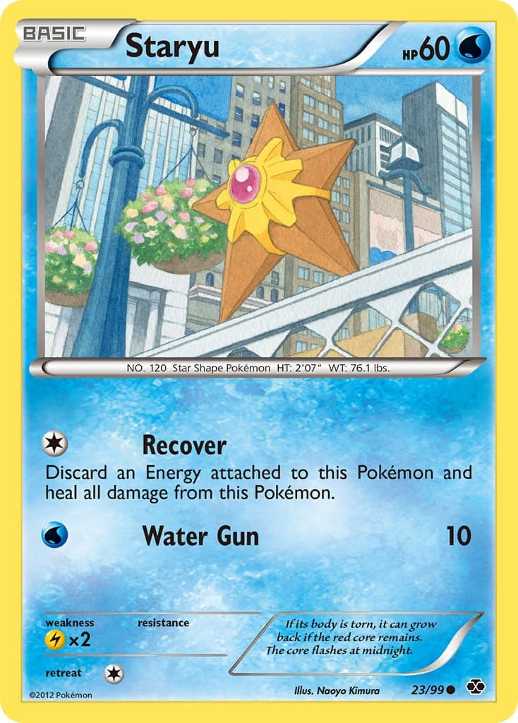 Staryu — Next Destinies Pokémon card