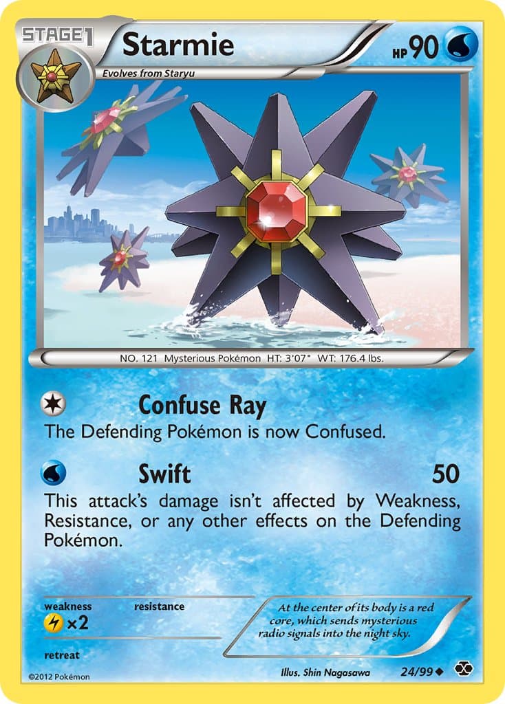 Starmie — Next Destinies Pokémon card