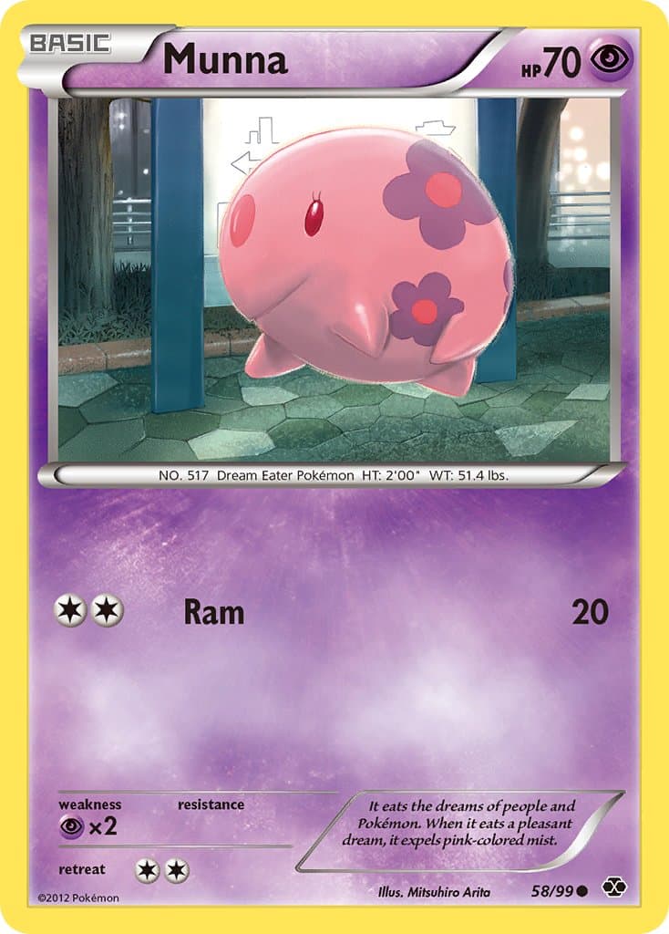 Munna — Next Destinies Pokémon card