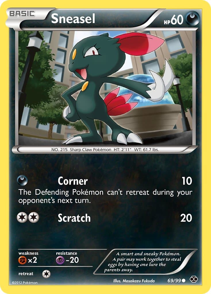 Sneasel — Next Destinies Pokémon card