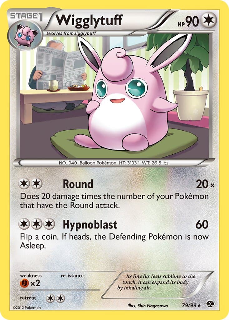Wigglytuff — Next Destinies Pokémon card