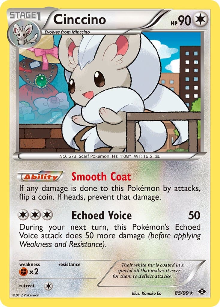 Cinccino — Next Destinies Pokémon card