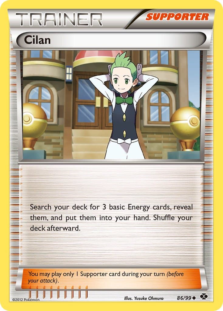 Cilan — Next Destinies Pokémon card