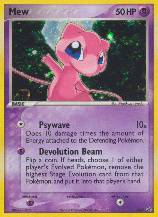 Mew — Nintendo Black Star Promos