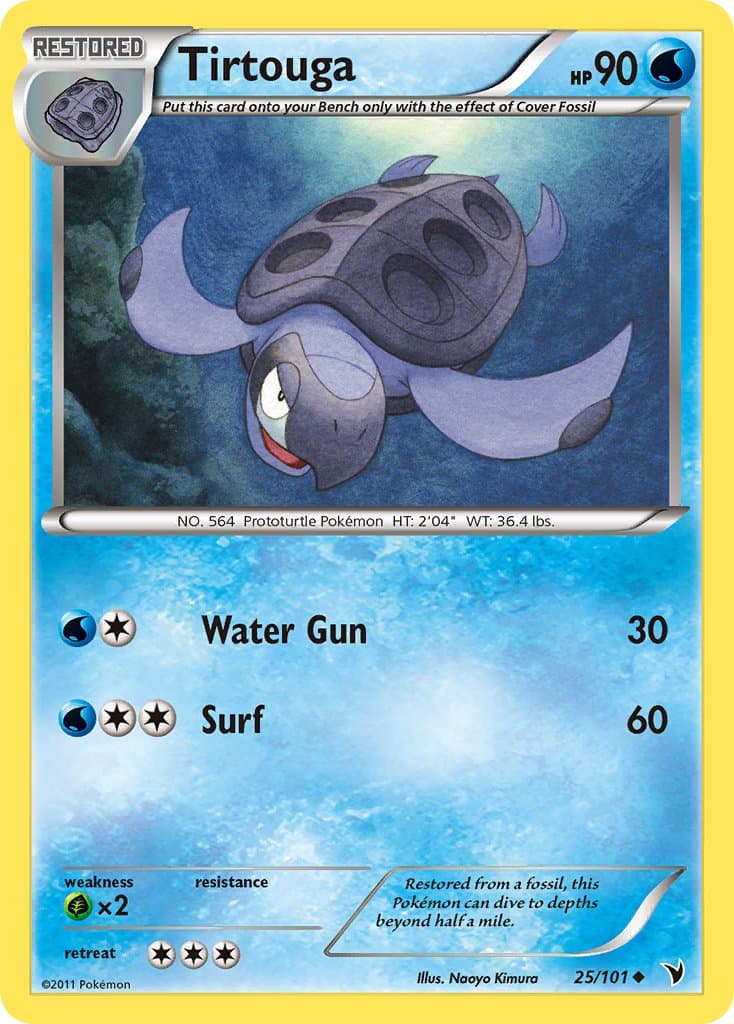 Tirtouga — Noble Victories Pokémon card