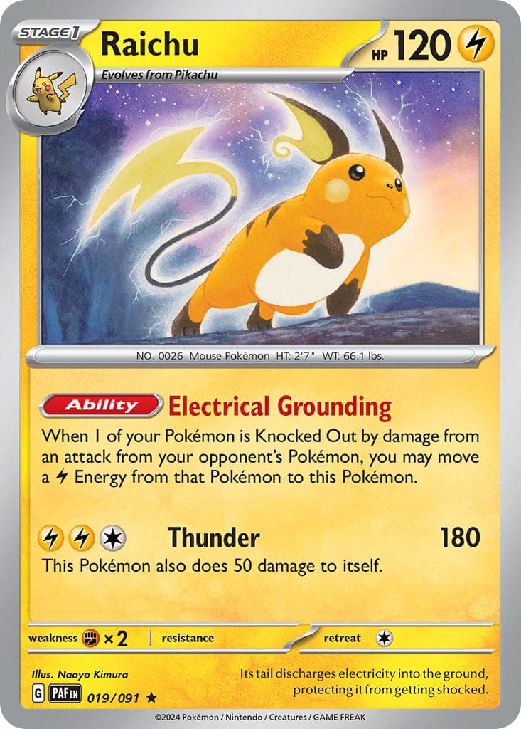Raichu — Paldean Fates
