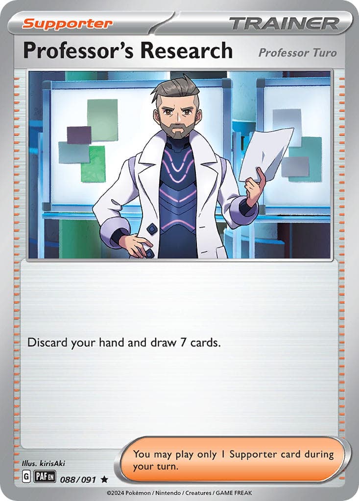 Professor's Research — Paldean Fates