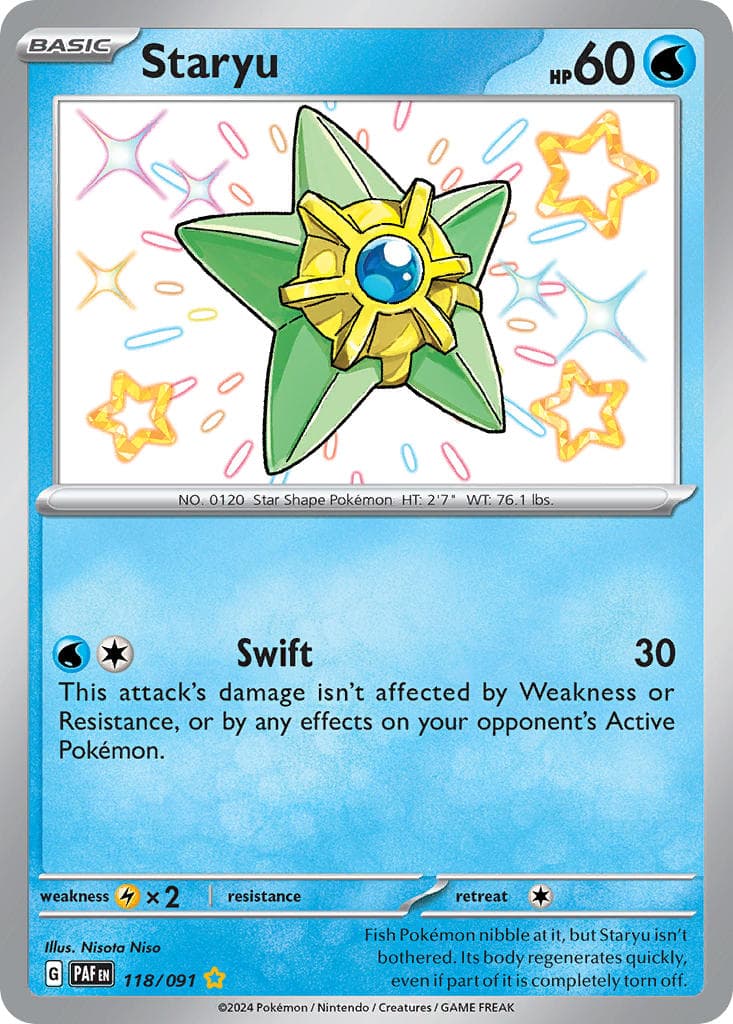 Staryu — Paldean Fates