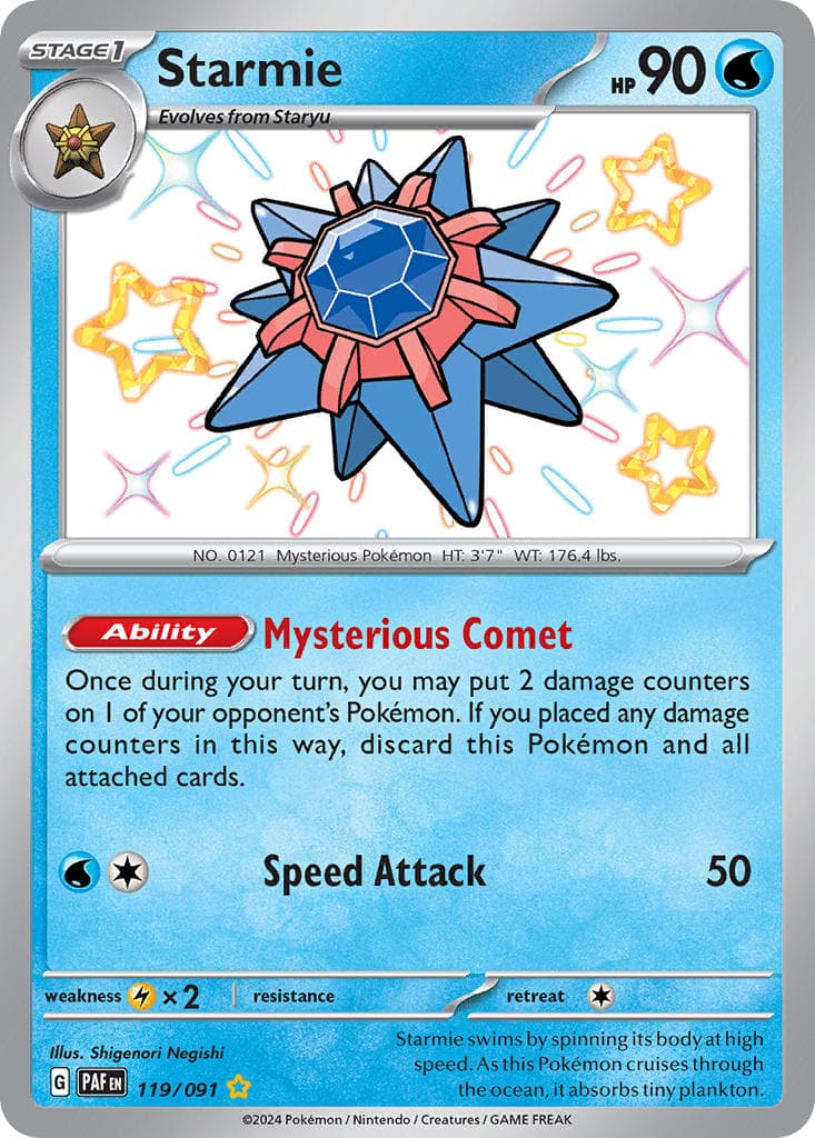 Starmie — Paldean Fates