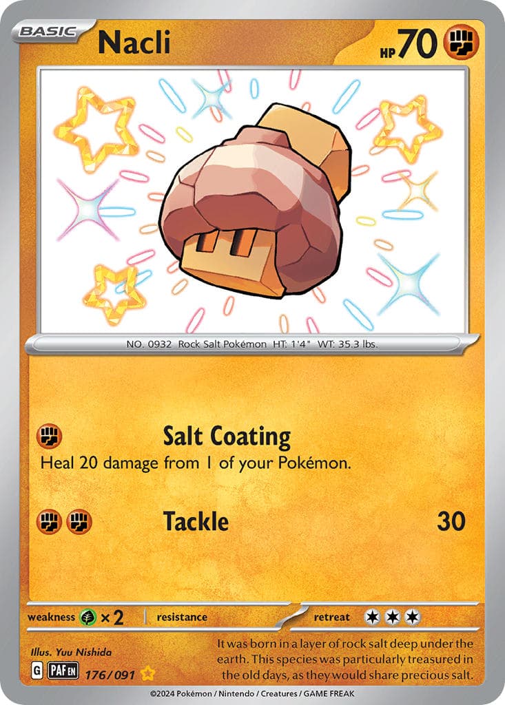 Nacli — Paldean Fates Pokémon card