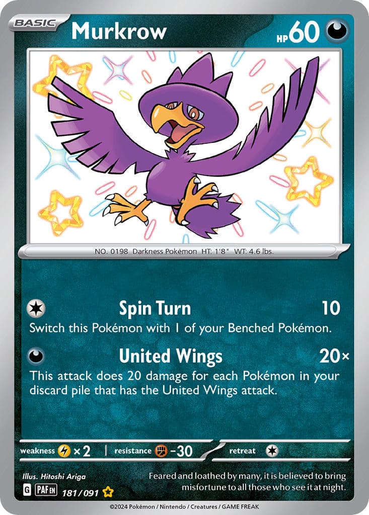 Murkrow — Paldean Fates