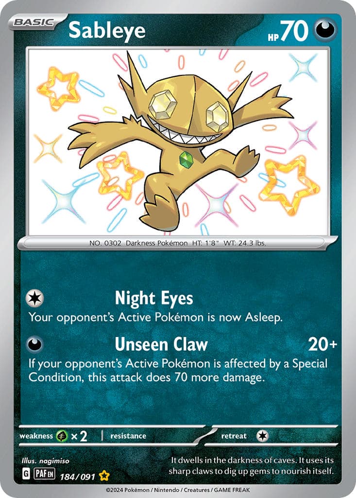 Sableye — Paldean Fates