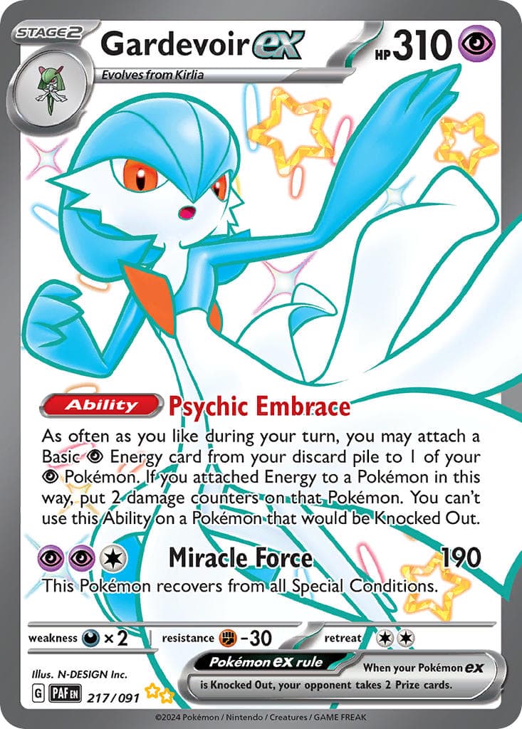 Gardevoir ex — Paldean Fates