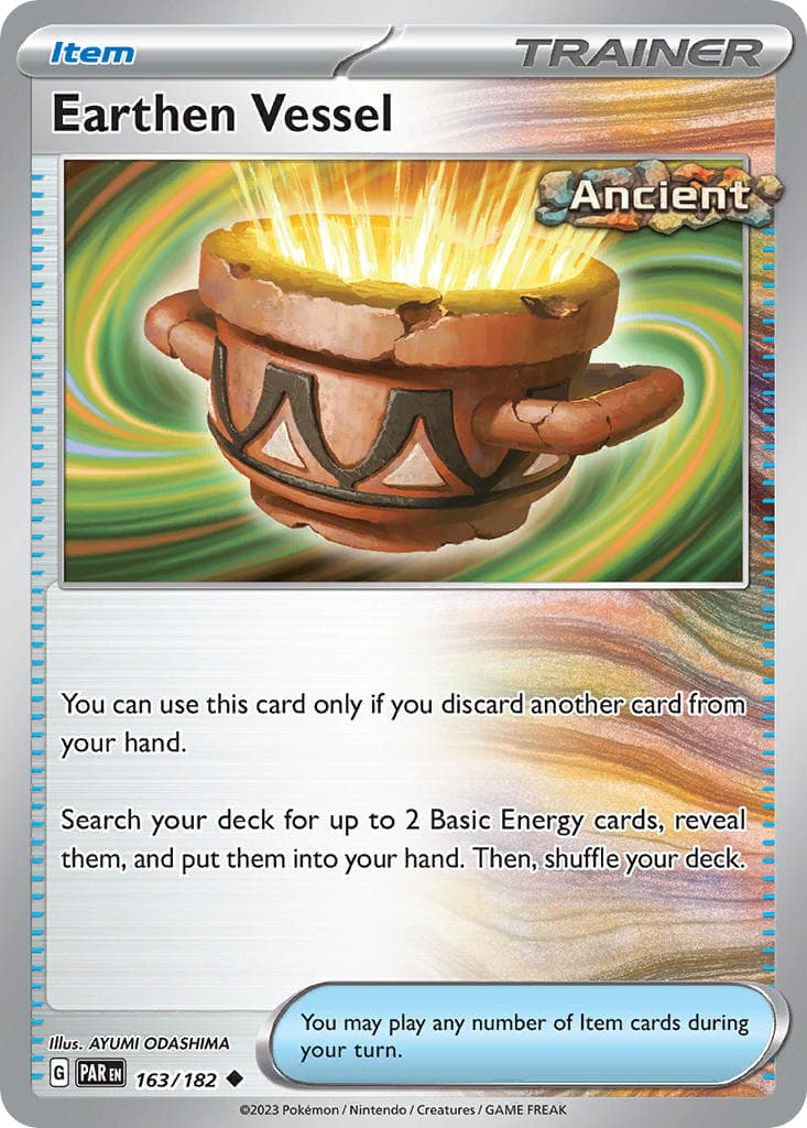 Earthen Vessel — Paradox Rift Pokémon card