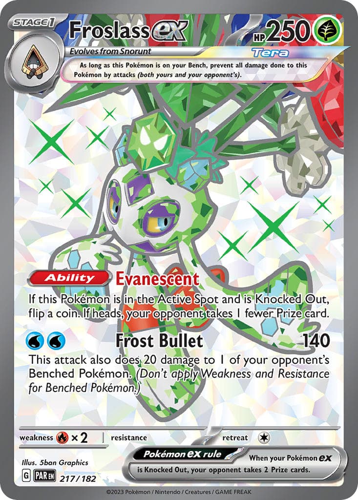 Froslass ex — Paradox Rift Pokémon card