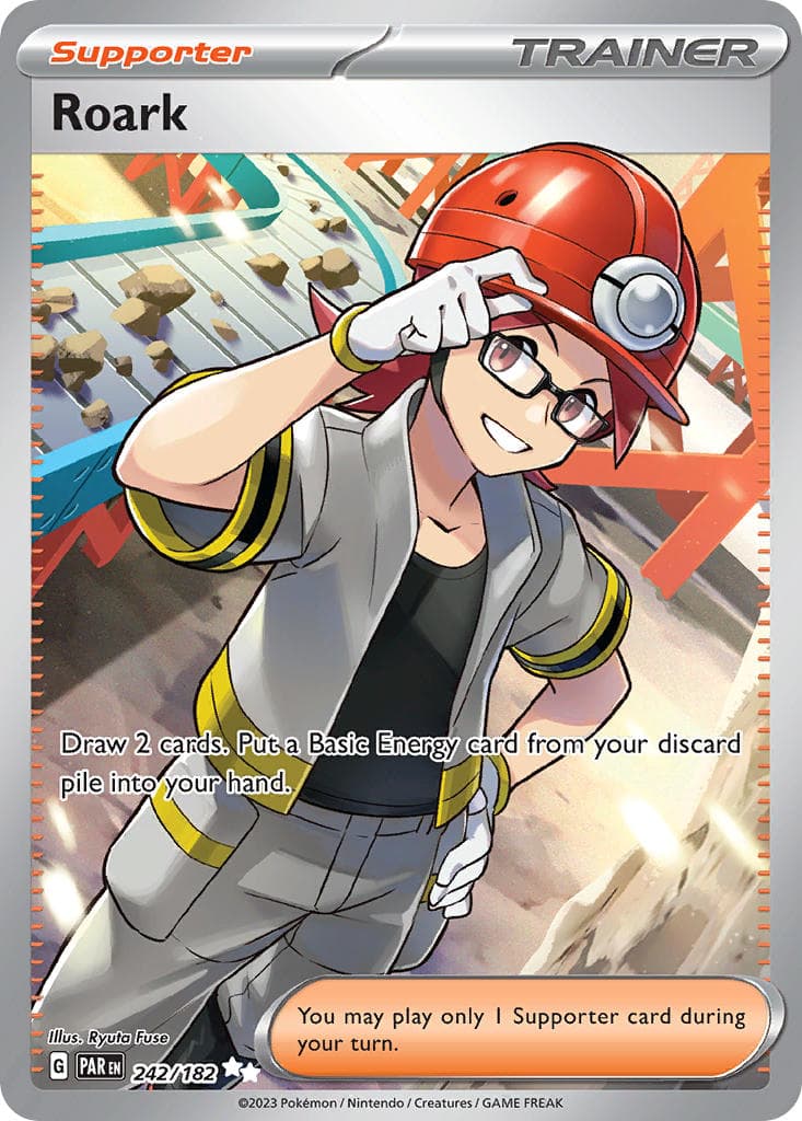 Roark — Paradox Rift Pokémon card