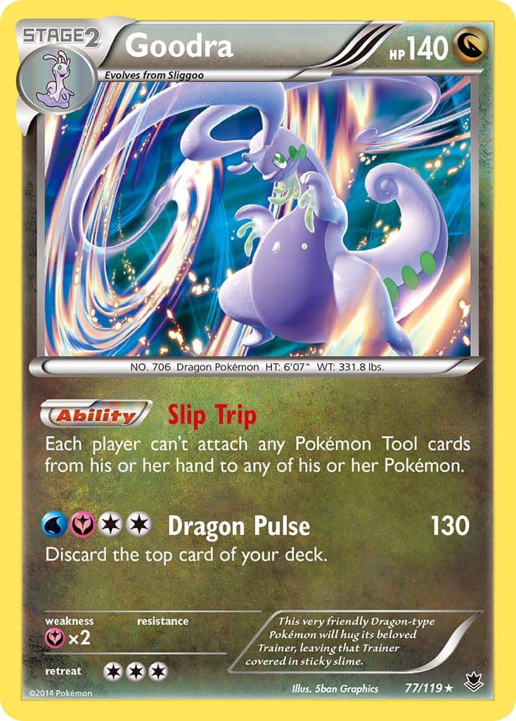 Goodra — Phantom Forces Pokémon card