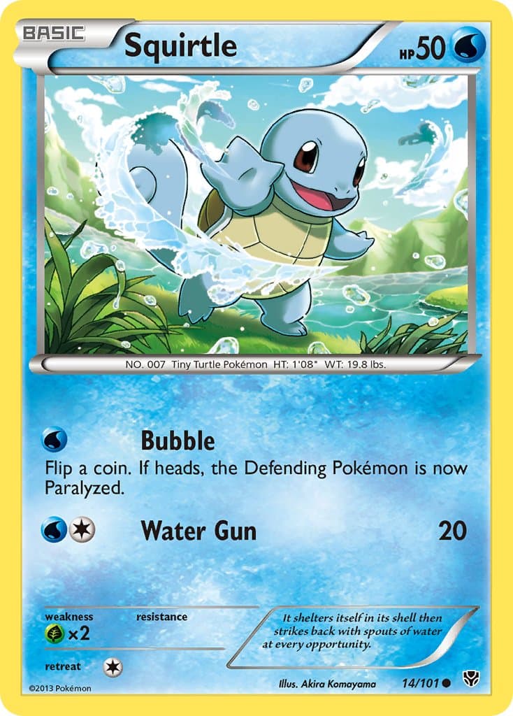 Squirtle — Plasma Blast Pokémon card
