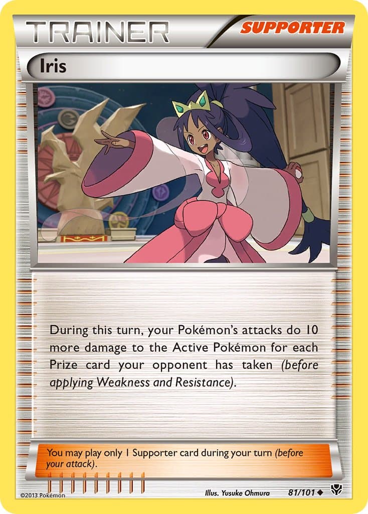 Iris — Plasma Blast Pokémon card