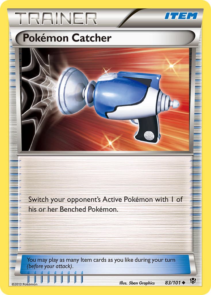 Pokemon Catcher — Plasma Blast Pokémon card