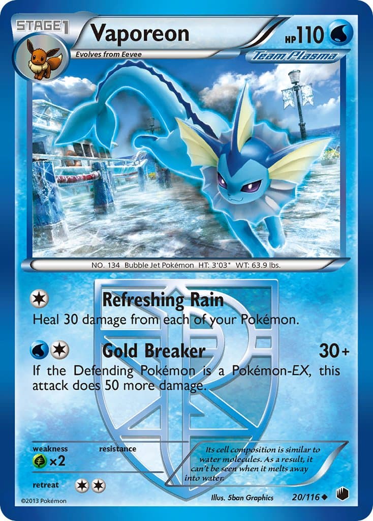 Vaporeon — Plasma Freeze