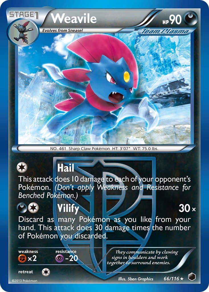 Weavile — Plasma Freeze