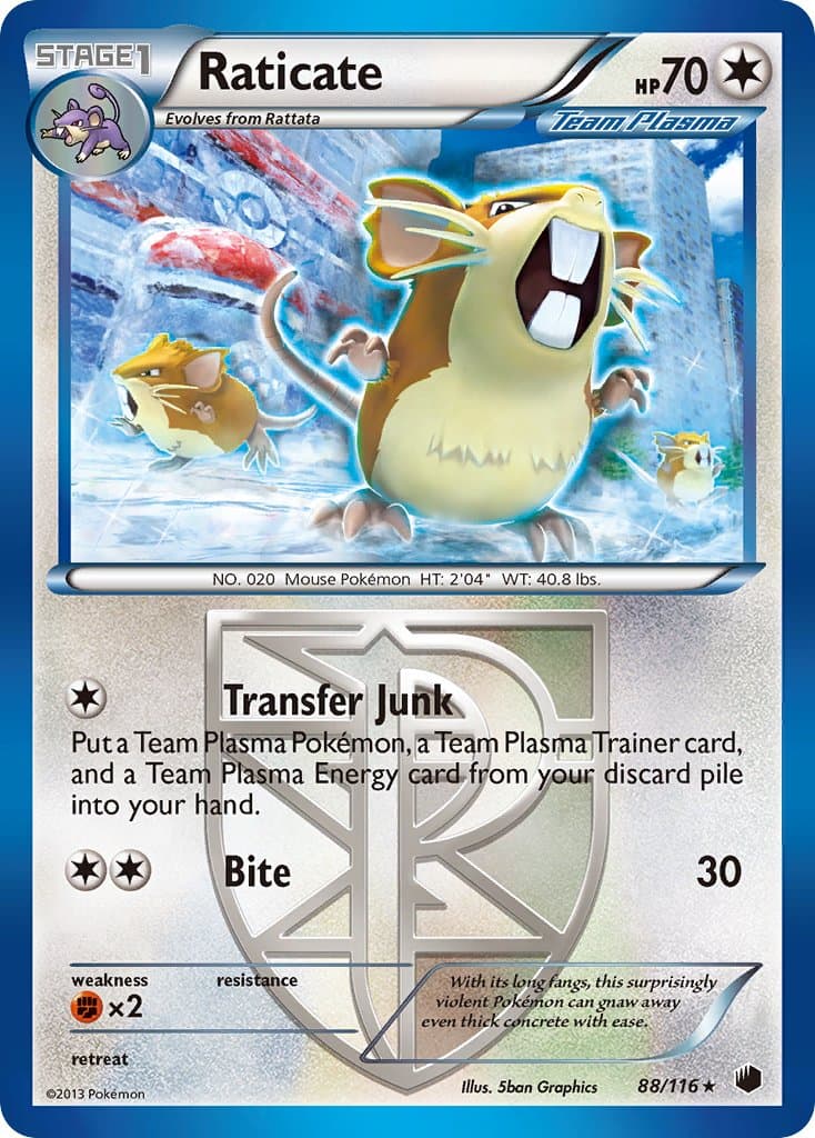 Raticate — Plasma Freeze