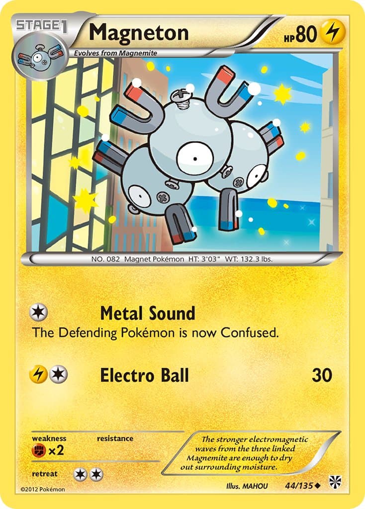 Magneton — Plasma Storm Pokémon card