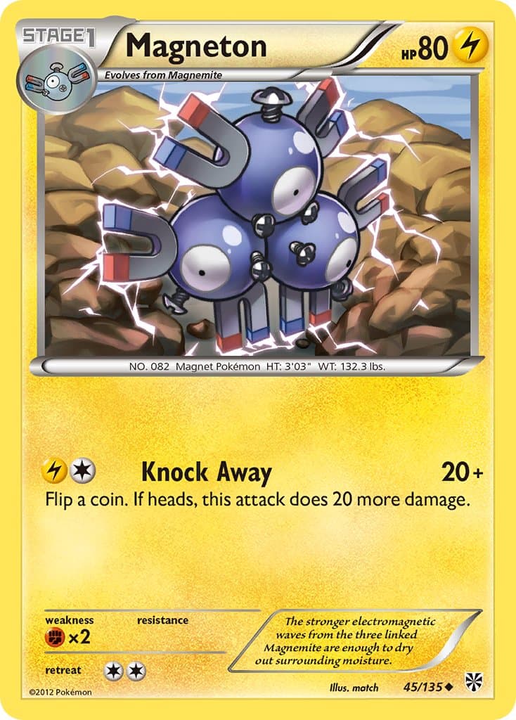 Magneton — Plasma Storm Pokémon card