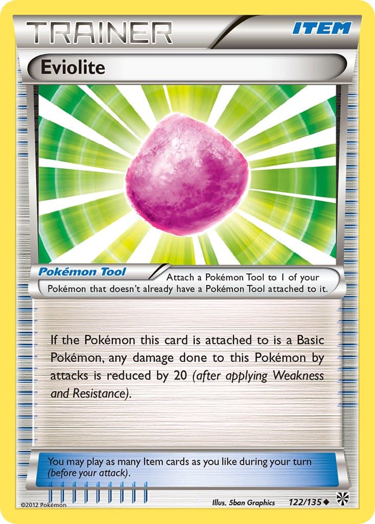 Eviolite — Plasma Storm Pokémon card