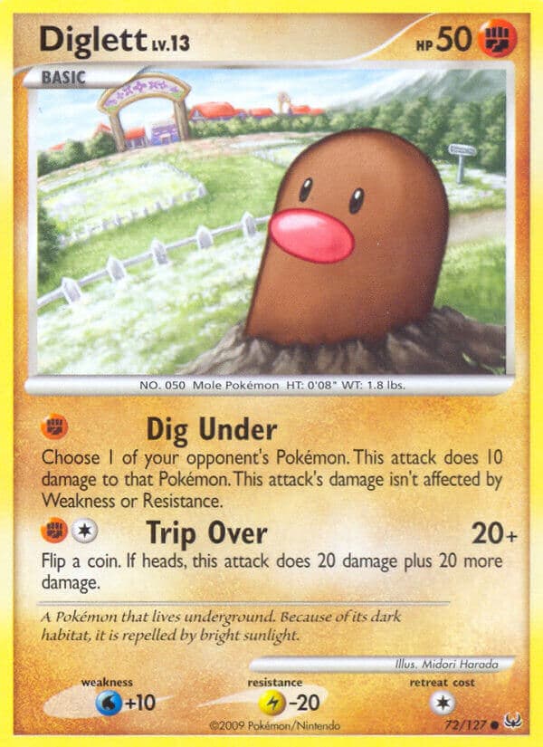 Diglett — Platinum