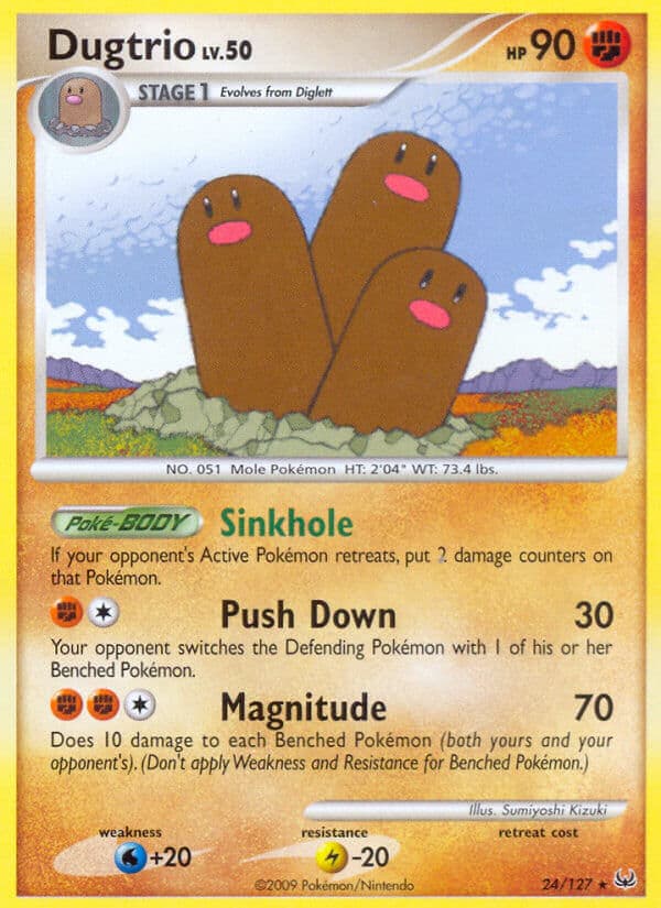 Dugtrio — Platinum