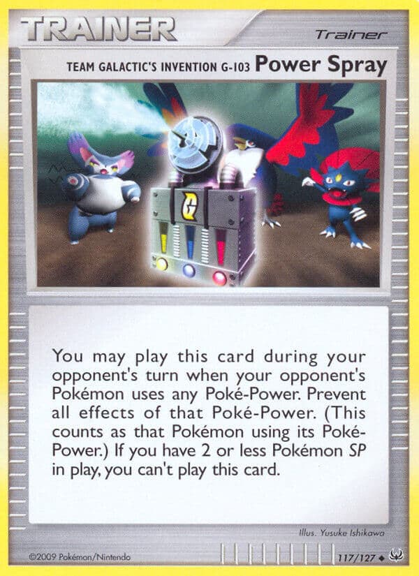 Power Spray — Platinum Pokémon card