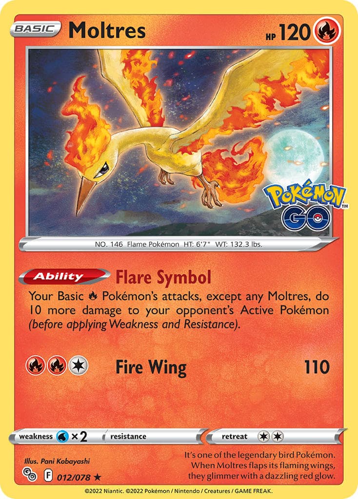 Moltres — Pokemon Go