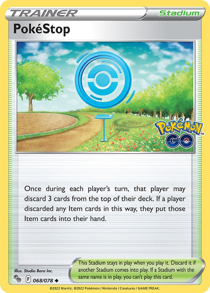 Pokestop — Pokemon Go Pokémon card