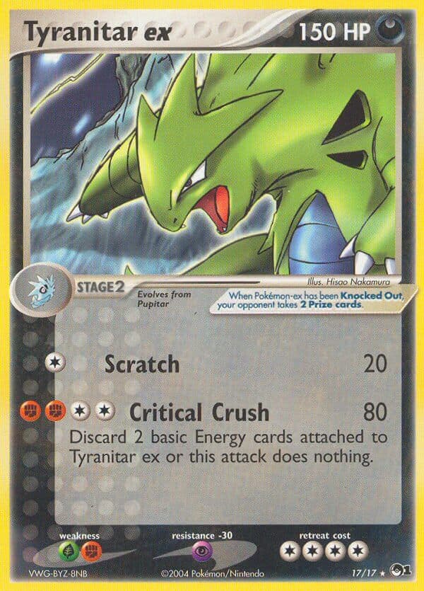 Tyranitar Ex — Pop Series 1