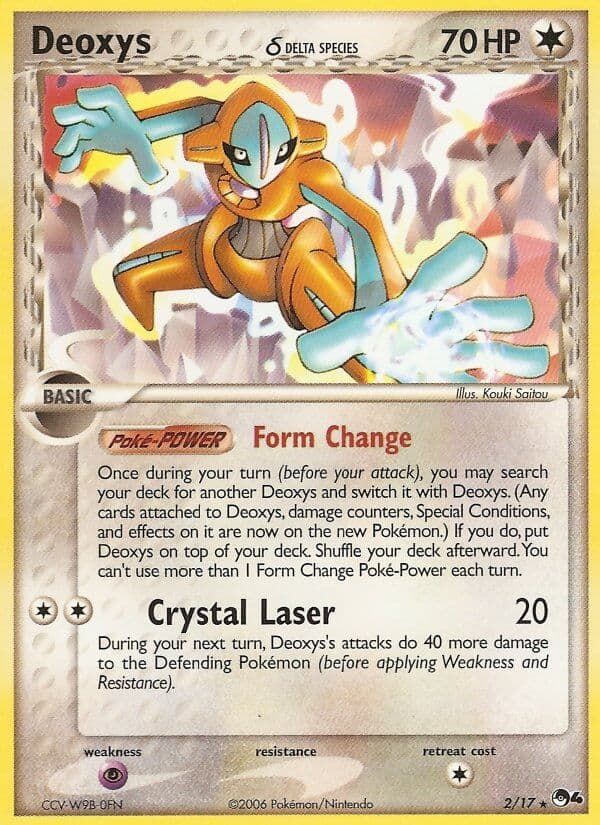 Deoxys Delta — Pop Series 4